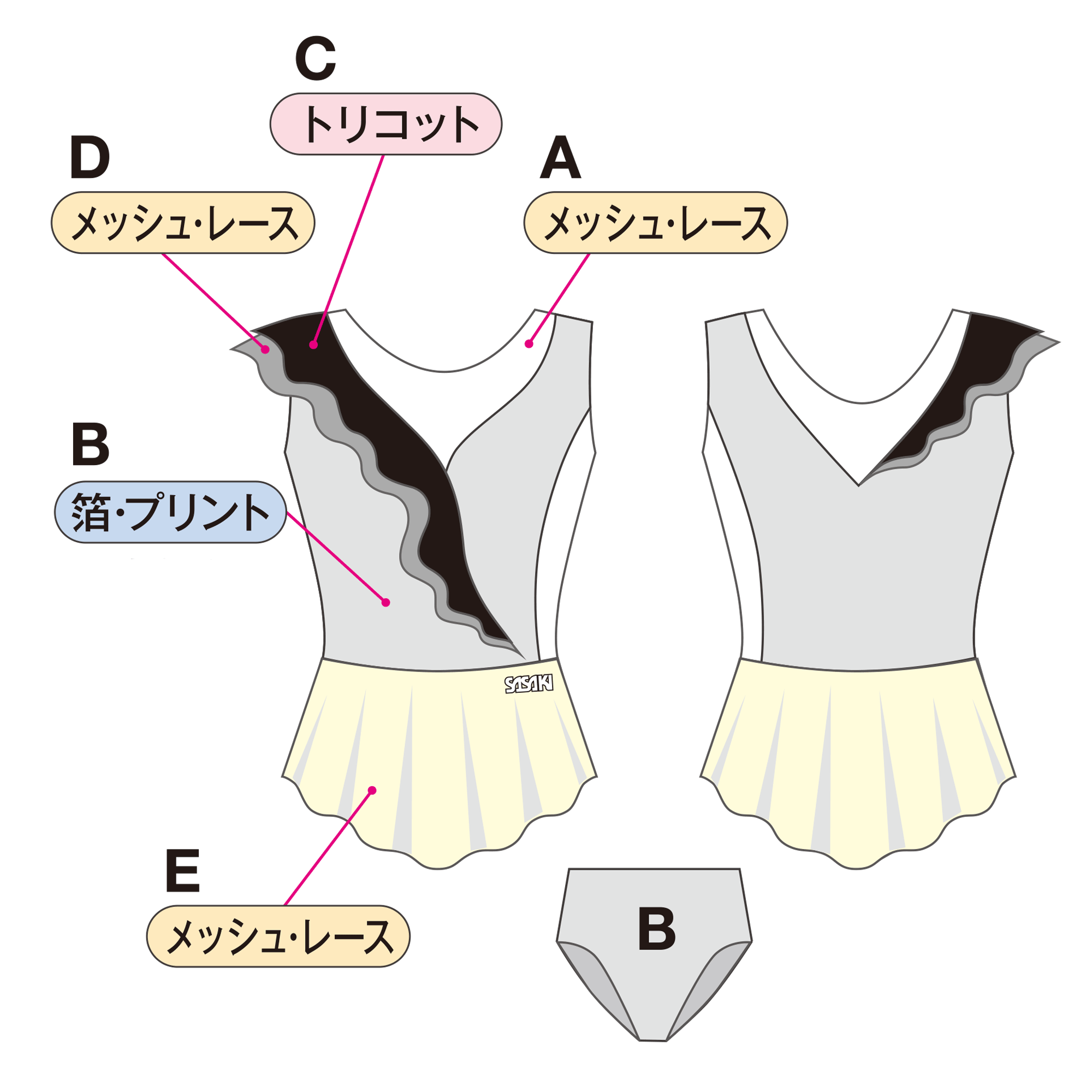 R.G.レオタード C-7752SP – ササキスポーツ オンラインショップ [SASAKI]