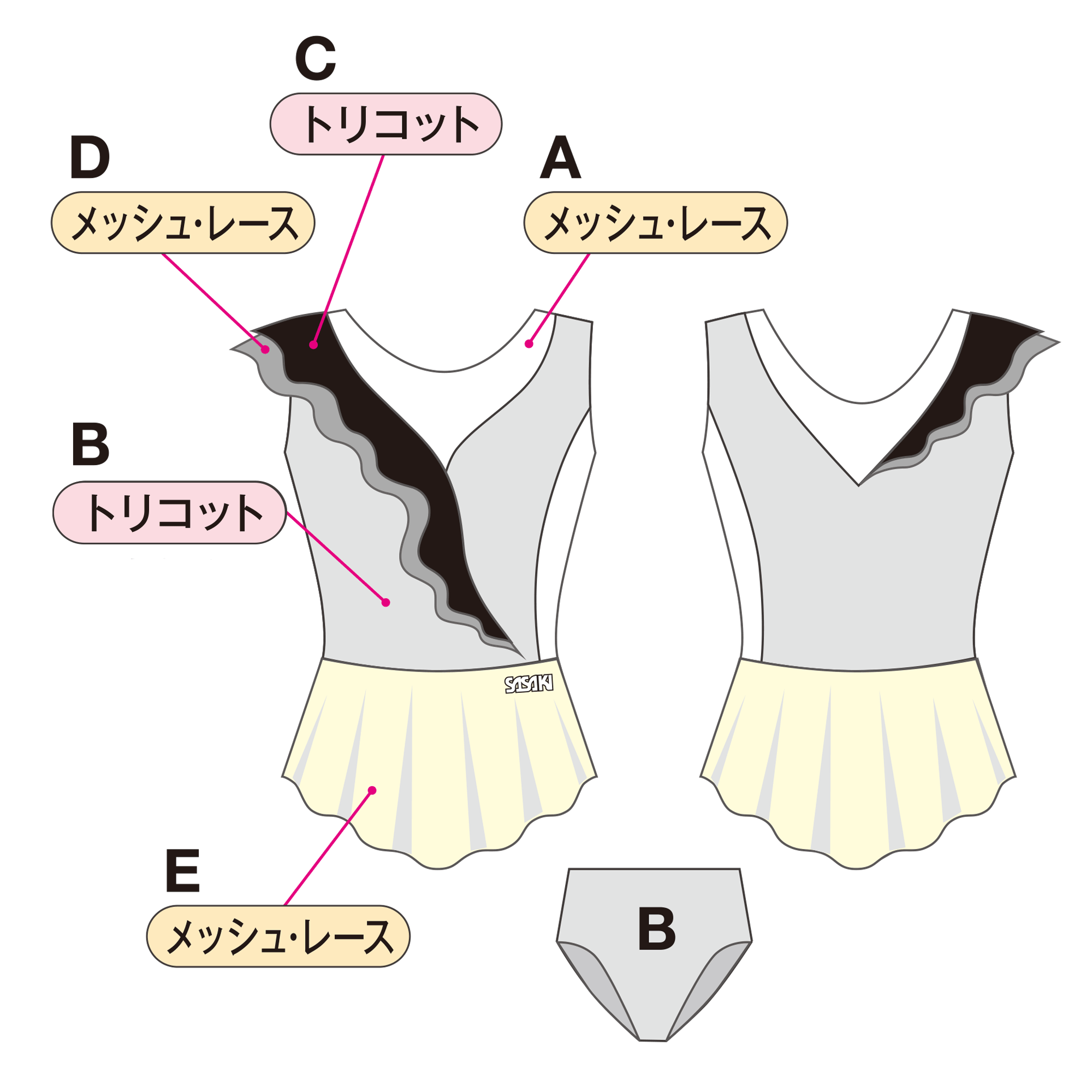 R.G.レオタード C-7752ST – ササキスポーツ オンラインショップ [SASAKI]