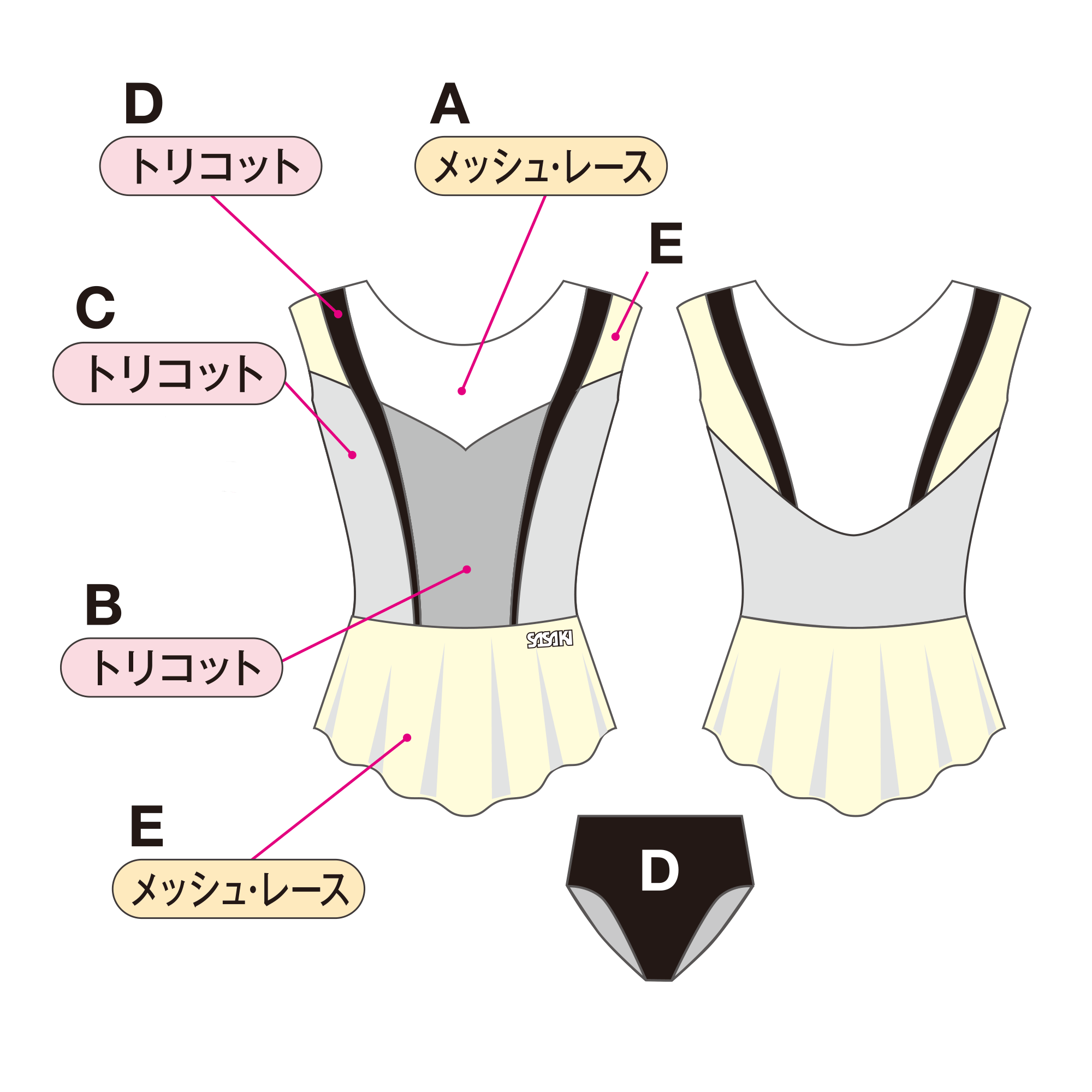 R.G.レオタード C-7755ST – ササキスポーツ オンラインショップ [SASAKI]