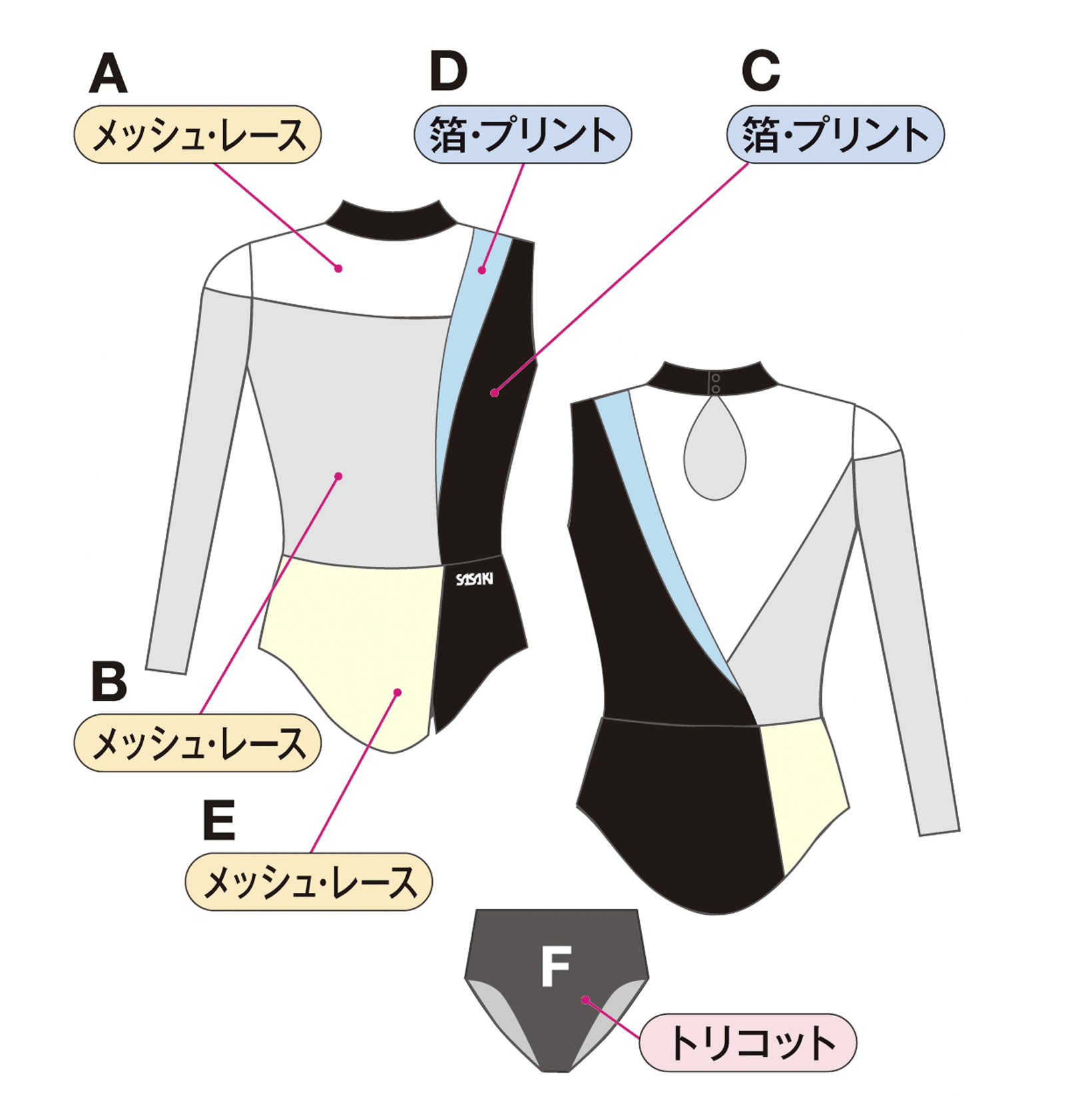 R.G.レオタード C-7771SP – ササキスポーツ オンラインショップ [SASAKI]